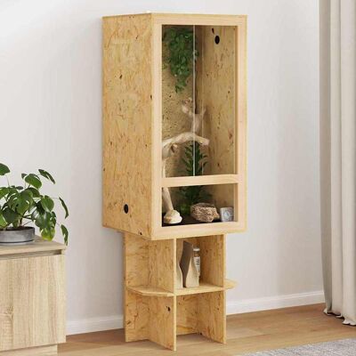 vidaXL Terrarium Braun 50 x 50 x 150 cm OSB - Braun vidaXL Terrarium Braun 50 x 50 x 150 cm OSB - Braun