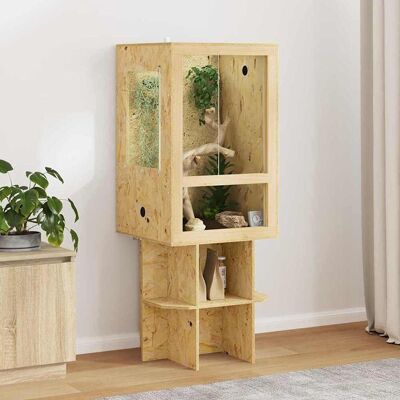 vidaXL Terrarium Braun 50 x 50 x 130 cm OSB - Braun vidaXL Terrarium Braun 50 x 50 x 130 cm OSB - Braun