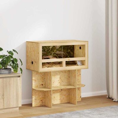 vidaXL Terrarium Braun 80 x 40 x 90 cm OSB - Braun vidaXL Terrarium Braun 80 x 40 x 90 cm OSB - Braun