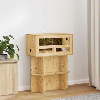 vidaXL Terrarium Braun 60 x 30 x 80 cm OSB - Braun vidaXL Terrarium Braun 60 x 30 x 80 cm OSB - Braun