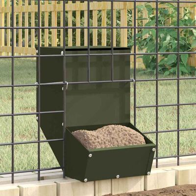 vidaXL Kaninchenfütterer Olive Grün 17,5 x 26 x 28,5 cm - Grün vidaXL Kaninchenfütterer Olive Grün 17,5 x 26 x 28,5 cm - Grün