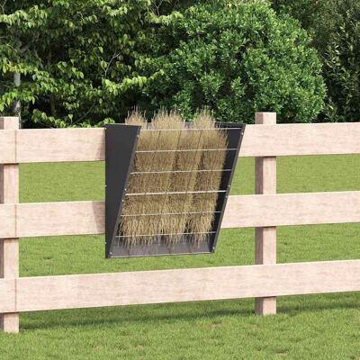 vidaXL Hängender Heufutterspender Schwarz 61 x 33 x 66 cm - Schwarz vidaXL Hängender Heufutterspender Schwarz 61 x 33 x 66 cm - Schwarz