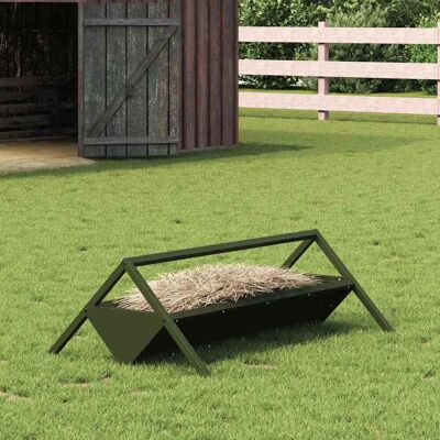 vidaXL Futtertröge für Nutztiere Olive Grün 111 x 76 x 38 cm - Grün vidaXL Futtertröge für Nutztiere Olive Grün 111 x 76 x 38 cm - Grün