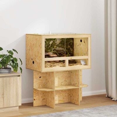 vidaXL Terrarium Braun 80 x 50 x 50 cm OSB - Braun vidaXL Terrarium Braun 80 x 50 x 50 cm OSB - Braun
