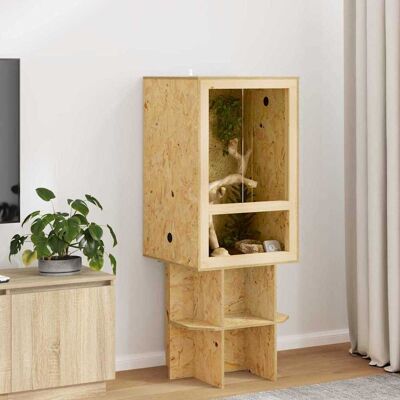 vidaXL Terrarium Braun 50 x 50 x 80 cm OSB - Braun vidaXL Terrarium Braun 50 x 50 x 80 cm OSB - Braun