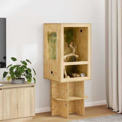 vidaXL Terrarium Braun 50 x 50 x 80 cm OSB - Braun vidaXL Terrarium Braun 50 x 50 x 80 cm OSB - Braun