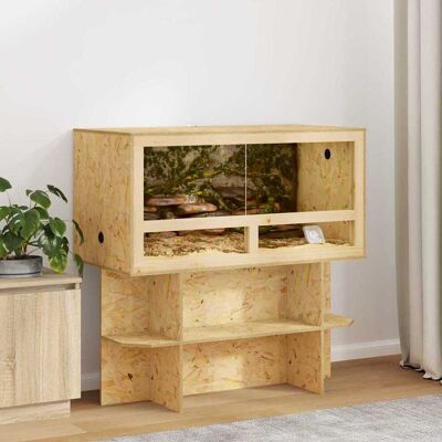 vidaXL Terrarienbasis Braun 100 x 50 x 50 cm OSB - Braun vidaXL Terrarienbasis Braun 100 x 50 x 50 cm OSB - Braun