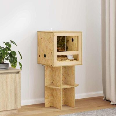 vidaXL Terrarienbasis mit Regal Braun 40 x 40 x 50 cm OSB - Braun vidaXL Terrarienbasis mit Regal Braun 40 x 40 x 50 cm OSB - Braun