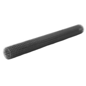 vidaXL Drahtzaun Stahl mit PVC-Beschichtung 10x1,5 m Grau - Grau