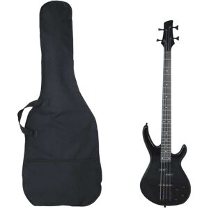 vidaXL E-Bass für Anfänger mit Tasche Schwarz 4/4 46