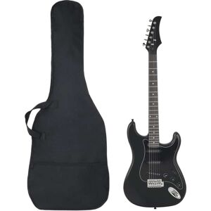 vidaXL E-Gitarre für Anfänger mit Tasche Schwarz 4/4 39