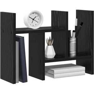 vidaXL Schreibtisch Organizer Schwarz Eichen-Optik Holzwerkstoff - Schwarz vidaXL Schreibtisch Organizer Schwarz Eichen-Optik Holzwerkstoff - Schwarz