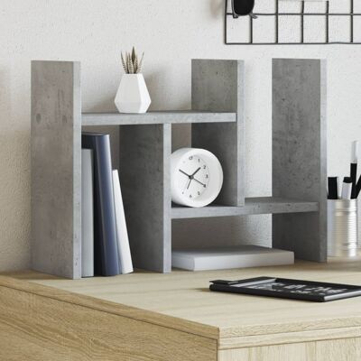 vidaXL Schreibtisch-Organizer Betongrau 34,5x15,5x35,5 Holzwerkstoff - Grau vidaXL Schreibtisch-Organizer Betongrau 34,5x15,5x35,5 Holzwerkstoff - Grau