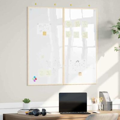 vidaXL Info-Tafel 100 x 100 x 1,4 cm Massivholz Kiefer Weiß Klappbar - Weiß vidaXL Info-Tafel 100 x 100 x 1,4 cm Massivholz Kiefer Weiß Klappbar - Weiß