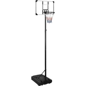 vidaXL Basketballständer Transparent 280-350 cm Polycarbonat - Transparent