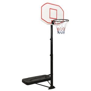 vidaXL Basketballständer Weiß 258-363 cm Polyethylen - Weiß