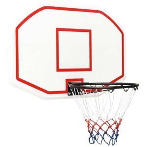 vidaXL Basketballkorb Weiß 109x71x3 cm Polyethylen - Weiß