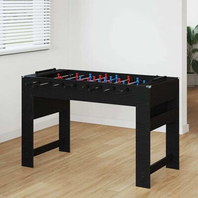 vidaXL Tischfußballtisch Schwarze Eiche 125 x 60,5 x 80 cm - Schwarz vidaXL Tischfußballtisch Schwarze Eiche 125 x 60,5 x 80 cm - Schwarz