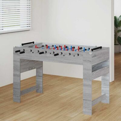 vidaXL Tischfußballtisch Graues Sonoma 125 x 60,5 x 80 cm - Grau vidaXL Tischfußballtisch Graues Sonoma 125 x 60,5 x 80 cm - Grau