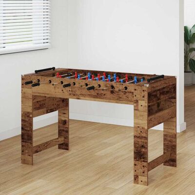 vidaXL Tischfußballtisch Altholz 125 x 60,5 x 80 cm Holzwerkstoff - Braun vidaXL Tischfußballtisch Altholz 125 x 60,5 x 80 cm Holzwerkstoff - Braun