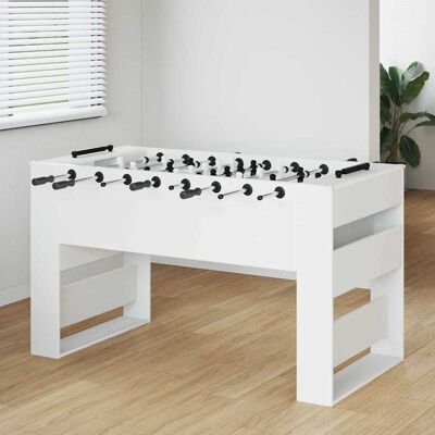 vidaXL Tischfußballtisch Weiß 146,5 x 74 x 85 cm Holzwerkstoff - Weiß vidaXL Tischfußballtisch Weiß 146,5 x 74 x 85 cm Holzwerkstoff - Weiß