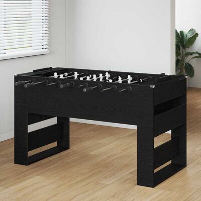 vidaXL Tischfußballtisch Schwarze Eiche 146,5 x 74 x 85 cm - Schwarz vidaXL Tischfußballtisch Schwarze Eiche 146,5 x 74 x 85 cm - Schwarz