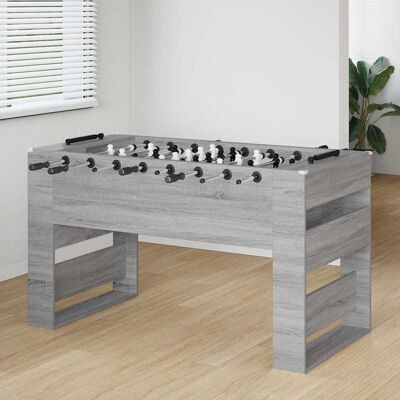 vidaXL Tischfußballtisch Graues Sonoma 146,5 x 74 x 85 cm - Grau vidaXL Tischfußballtisch Graues Sonoma 146,5 x 74 x 85 cm - Grau
