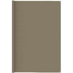 vidaXL Zeltteppich 250x250 cm Taupe