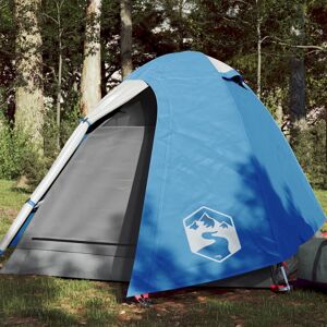 vidaXL Campingzelt 2 Personen Blau Wasserfest - Blau