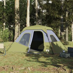 vidaXL Campingzelt 6 Personen Blau Wasserfest - Blau