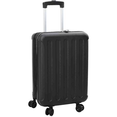 vidaXL Koffer mit Schloss Schwarz 43 x 27 x 66 cm ABS Kunststoff - Schwarz vidaXL Koffer mit Schloss Schwarz 43 x 27 x 66 cm ABS Kunststoff - Schwarz