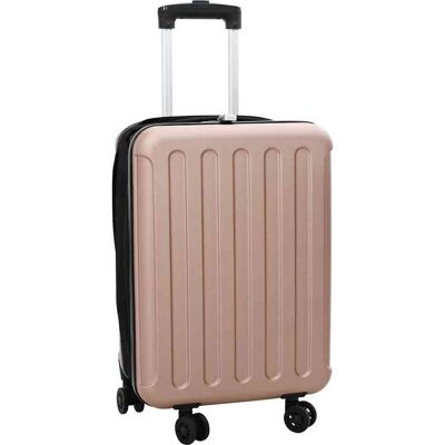 vidaXL Koffer mit Schloss Roségold 34 x 23 x 55,5 cm ABS Kunststoff - Gold vidaXL Koffer mit Schloss Roségold 34 x 23 x 55,5 cm ABS Kunststoff - Gold