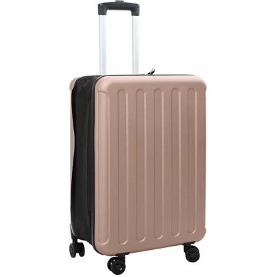 vidaXL Koffer mit Schloss Roségold 43 x 27 x 66 cm ABS Kunststoff - Gold vidaXL Koffer mit Schloss Roségold 43 x 27 x 66 cm ABS Kunststoff - Gold