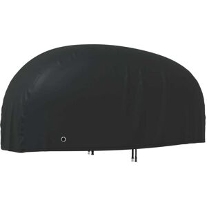 vidaXL Motorrad-Abdeckung Schwarz 230x95x125 cm 210D Oxford