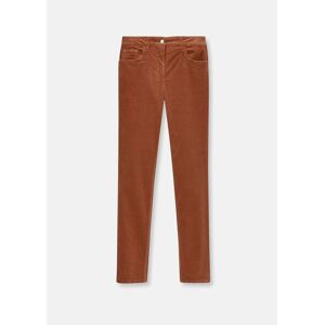 Madeleine Samthose in Five-Pocket-Form rost 42