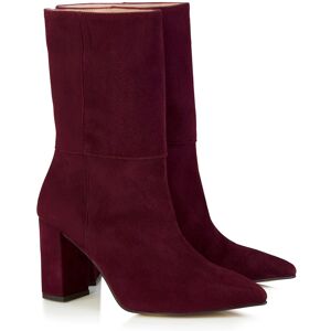 Madeleine Veloursleder Stiefelette marsala 38