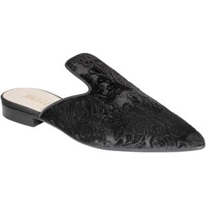 Madeleine Elegante Pantolette aus geprägtem Brokat schwarz 37