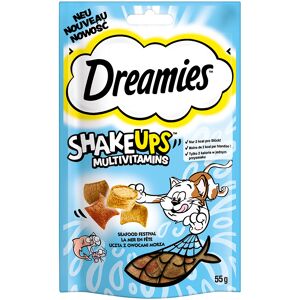 Dreamies Katzensnacks Shake Ups Multivitamins - Seafood Festival (55 g)