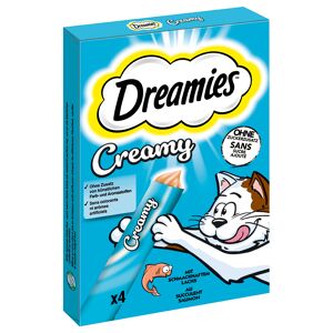 Dreamies Creamy Snacks - Lachs (4 x 10 g)