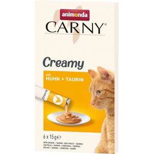 Animonda Carny Adult Creamy - 6 x 15 g mit Huhn + Taurin