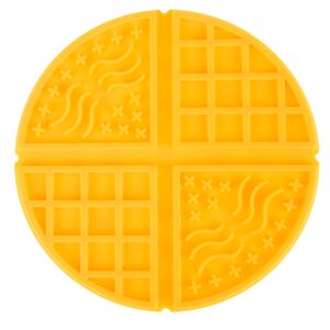 bitiba Schleckmatte Waffle für Hund und Katze - Ø 19,5 x H 1 cm
