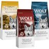 Mixpaket: Wolf of Wilderness Adult - "The Taste Of" Canada, Scandinavia, Mediterr. (kartoffelfrei; 3 x 1 kg)