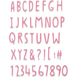 Sizzix Thinlits Stanzschablone "Hand Drawn Alphabet" Sizzix Thinlits Stanzschablone "Hand Drawn Alphabet"