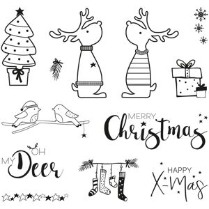 Rayher Clear Stamps "Rentierfreunde" Rayher Clear Stamps "Rentierfreunde"
