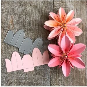 FarbTon Papier Stanzschablone-Faltblumen "M" FarbTon Papier Stanzschablone-Faltblumen "M"