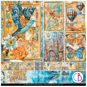 Ciao Bella Scrapbook-Papier "Esprit de Voyage" Ciao Bella Scrapbook-Papier "Esprit de Voyage"