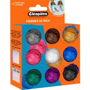 Cléopâtre Glimmerpuder Farbset, 9 Tiegel Cléopâtre Glimmerpuder Farbset, 9 Tiegel