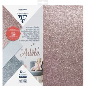 Clairefontaine Glitzerpapier, selbstklebend Clairefontaine Glitzerpapier, selbstklebend