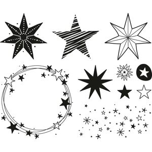 Heyda Stempel-Set - Sterne Heyda Stempel-Set - Sterne