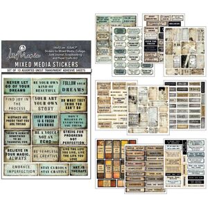 Ciao Bella Mixed Media Sticker Set - Kind Thoughts Ciao Bella Mixed Media Sticker Set - Kind Thoughts